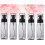 5pcs 250ml Refillable Black Plastic Spray Bottles Set with Fine Mist Sprayer 3