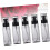 5pcs 250ml Refillable Black Plastic Spray Bottles Set with Fine Mist Sprayer 7