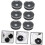 6 leere Einzel-Lidschattenboxen, Make-up-Organizer, Reise-Kosmetikkoffer 6