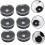 6 leere Einzel-Lidschattenboxen, Make-up-Organizer, Reise-Kosmetikkoffer 7