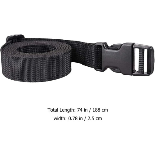 Cintos de fivela de plástico de nylon de 4pcs cinturas de bagagem 1