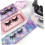 5pcs False Eyelash Storage Case Heart Shape Lash Box Lash Holder for Professional Salons 7