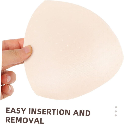 5pairs Exposure Chest Pad Inserts Padding for Bras Inserts Triangle Shape Cup Liner for Sports 2