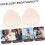 5pairs Exposure Chest Pad Inserts Padding for Bras Inserts Triangle Shape Cup Liner for Sports 8