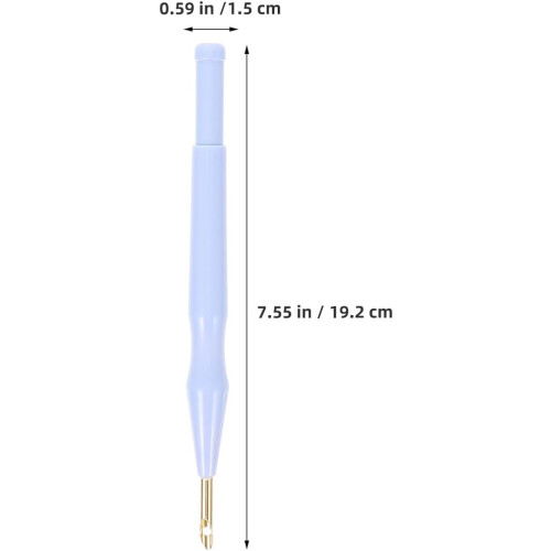 4sets Punch Needle Adjustable Needle Threaders for Embroidery Stitching DIY Knitting Tool for Fabric Craft 1
