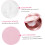 5pcs Double Layer Eyelash Box Mirror Case Eyelash Storage Case for Travel Makeup Tool Compartment Storage Box 2