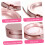 5pcs Double Layer Eyelash Box Mirror Case Eyelash Storage Case for Travel Makeup Tool Compartment Storage Box 5