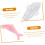 Set van 5 plastic nagelborstels in dierenvorm. 2