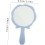5pcs Floral Makeup Mirror for Girls Small Compact Handheld Mirror 2