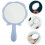 5pcs Floral Makeup Mirror for Girls Small Compact Handheld Mirror 7