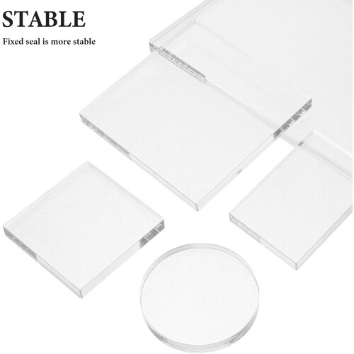 Acrylic Stamps for Crafting Decorative Stamp Blocks Stamping Tools 2