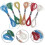 6pcs Metallic Embroidery Thread Set for DIY Projects and Goldwork, Assorted Color Polyester Floss 8