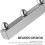 5 Pcs Wall Mounted Clothes Rack Iron Coat Hanger Wall 8