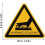 6pcs Equipment Safety Warning Sticker Triangle Caution Hot Surface Label Self-adhesive Vinyl 2