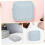 4pcs Portable Sanitary Pad Storage Bag with Dot Pattern Multicompartment Period Pouch 3