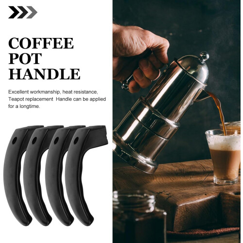 4pcs Anti Scald Kettle Handle Bakelite Replacement Handle for Tea Kettle and Pot, Simple Modeling 2