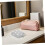 4pcs Portable Sanitary Pad Storage Bag with Dot Pattern Multicompartment Period Pouch 4