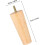 4 gambe per mobili in legno massello, robuste e affusolate, con rivestimento ecologico. 2