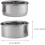 6pcs Dumpling Wrapper Molds Wonton Wrapper Cutters Stainless Steel Round Creative Shape Crisp Cutting Kitchen Dumpling Cutter 2