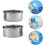 6pcs Dumpling Wrapper Molds Wonton Wrapper Cutters Stainless Steel Round Creative Shape Crisp Cutting Kitchen Dumpling Cutter 8