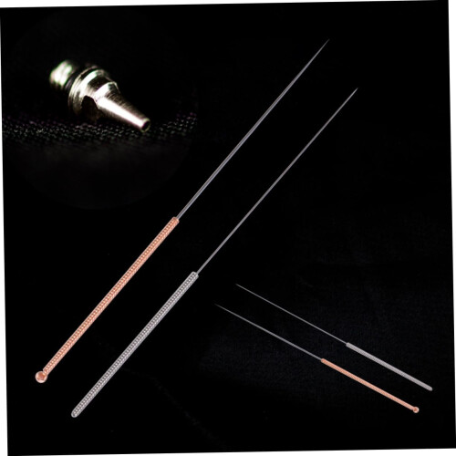 10pcs Printer Nozzle Cleaning Tool Silver Copper Needles 1