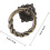 Drawer Handles and Knobs 6Pcs Vintage Alloy Pull Ring Cabinet Hardware Antique Drawer Pulls 2