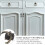 Drawer Handles and Knobs 6Pcs Vintage Alloy Pull Ring Cabinet Hardware Antique Drawer Pulls 7