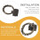 Drawer Handles and Knobs 6Pcs Vintage Alloy Pull Ring Cabinet Hardware Antique Drawer Pulls 8