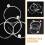 4pcs Nylon Ukulele Strings Replacement Set for 21/23/26 Inch Ukulele Balanced Tension 5