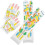 Sets tragbare Massagehandschuhe und -socken für Handreflexzonenmassage 7