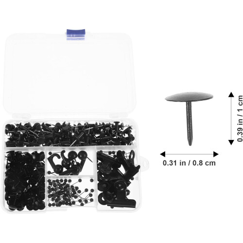 Metal Thumbtacks Push Pins Set with Rust-Resistance and Efficient Organization Features 1