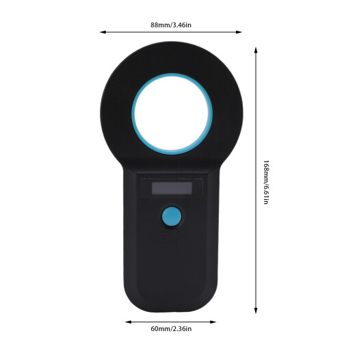 FDX-B Kompakter Mikrochip-Scanner USB-C 800 mAh Schwarz 1