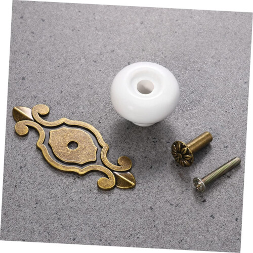 4pcs Retro Handle Practical Drawer Cabinet Pull Handle Vintage Door Knob for Kitchen Cabinet 2