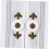 4pcs Retro Handle Practical Drawer Cabinet Pull Handle Vintage Door Knob for Kitchen Cabinet 7