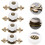 4pcs Retro Handle Practical Drawer Cabinet Pull Handle Vintage Door Knob for Kitchen Cabinet 8