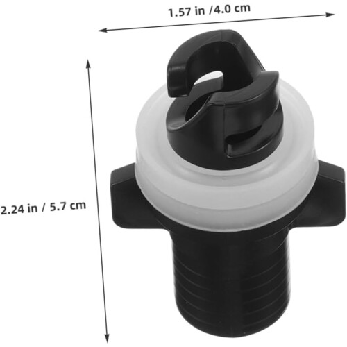 Conjunto de adaptador de válvula de ar de caiaque de 4pcs para paddleboards e infláveis 1