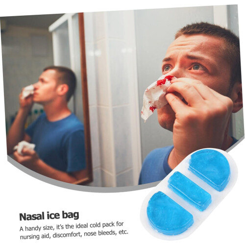 5pcs Pack Reusable Nose Ice Pack Cold Compress for Nose Care Instant Relief 1