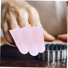 5 Stück verschleißfeste Fingerschutzüberzüge, verdickte Gel-Fingerschutzhüllen für den Einsatz in Ständen, Feuchtigkeitscreme-Anwendung