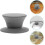 Silicone Pot Lid Knob with Shape 4pcs Replacement Handles Heat-resistant and Labor-saving 7