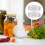 4 poids en verre pour fermentation, pour bocaux à cornichons 8