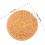 Dessous de verre isolant thermique rond en rotin, support décoratif rustique 2