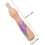 5pcs Ergonomic Wooden Needle Felting Handle Replacement Punch Needle Handle Flower Pattern 2