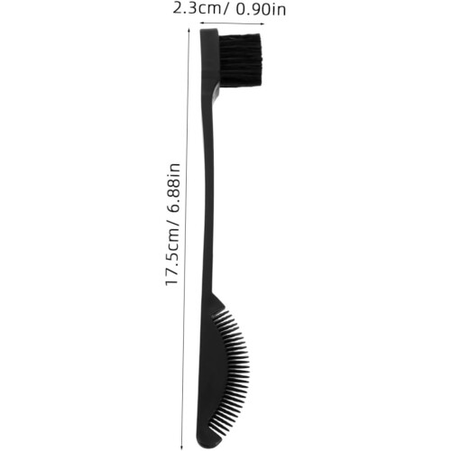 Dual Head Makeup Brush 5pcs Black Eyelash Brush Separator Lash Applicator Tool 1