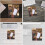4pcs Sublimation Rubber Mouse Pads Blank Gaming Computer Mouse Pads 4