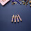 5pcs Ergonomic Wooden Needle Felting Handle Replacement Punch Needle Handle Flower Pattern 6