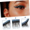 4pairs Eyeliner Sticker False Eyelashes Shiny Lash Decals for Makeup Tools 6