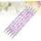Lot de 5 stylos à ongles colorés à double pointe 3