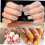 Lot de 5 stylos à ongles colorés à double pointe 8