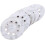 50pcs 5 Inch 8-hole 40 Grit Hook and Loop Sanding Discs Circular Pads 4
