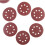 50pcs 5 Inch 8-hole 40 Grit Hook and Loop Sanding Discs Circular Pads 6